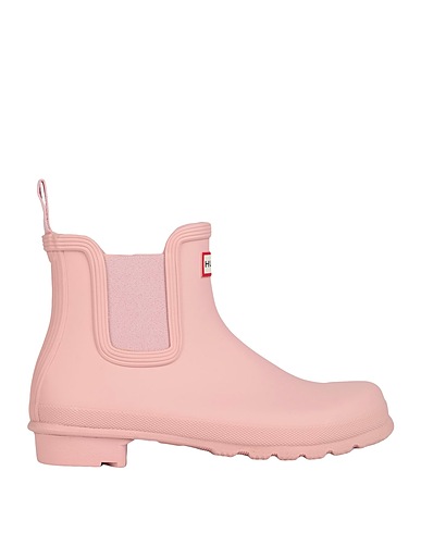 HUNTER Stivaletti Rosa chiaro 100% Fibre tessili