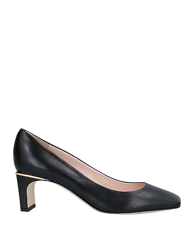 POLLINI Court Black Calfskin
