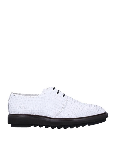 DOLCE&GABBANA Laced shoes White 100% Buffalo leather