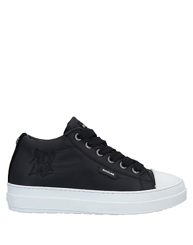 RUCOLINE Sneakers Black Textile fibres, Leather