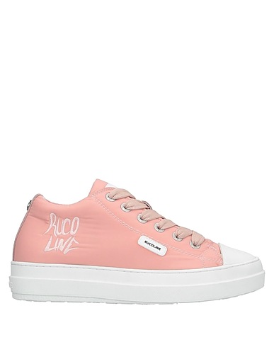 RUCOLINE Sneakers Pink Textile fibres, Leather
