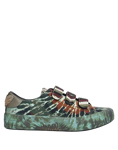 VALENTINO GARAVANI Sneakers Vert militaire Fibres textiles