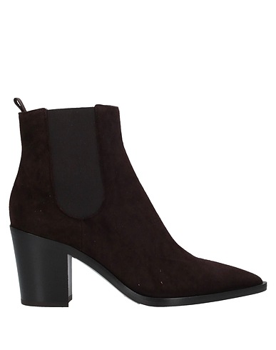 GIANVITO ROSSI Ankle boot Dark brown Soft Leather