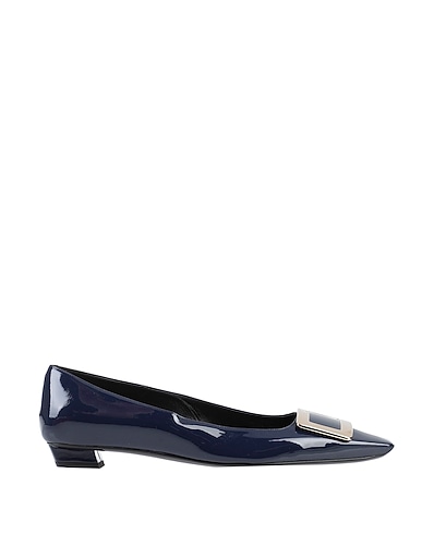 ROGER VIVIER Ballet flats Midnight blue Soft Leather