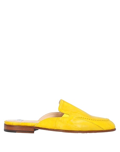 ROBERTO BOTTICELLI Mule e zoccoli Giallo Pelle di anguilla
