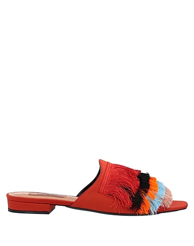 COLIAC MARTINA GRASSELLI Sandals Rust Textile fibers