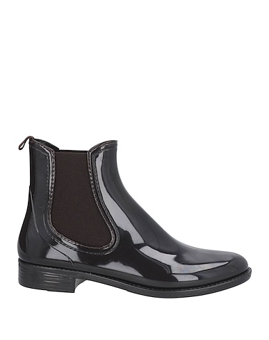 SCHOLL Ankle boot Dark brown PVC - Polyvinyl chloride