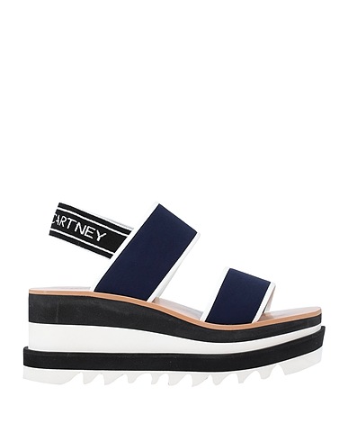 STELLA McCARTNEY Sandals Midnight blue Textile fibres