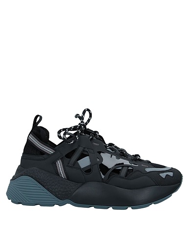 STELLA McCARTNEY MEN Sneakers Black Textile fibres