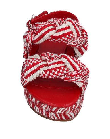 Shop Antolina Paris Woman Sandals Red Size 6 Textile Fibers