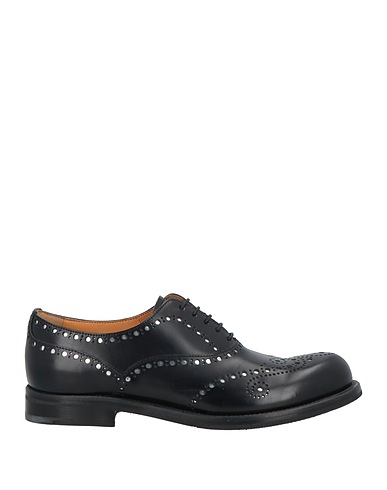 CHURCH'S Laced shoes Black Calfskin