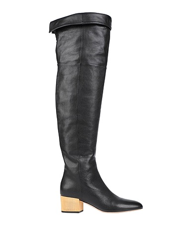 SERGIO ROSSI Boots Charcoal Soft Leather