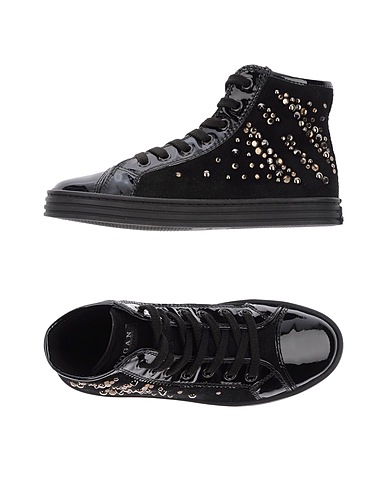 HOGAN REBEL Sneakers Schwarz Leder