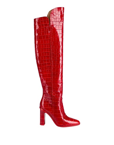MAX MARA Boots ROSSO Soft Leather