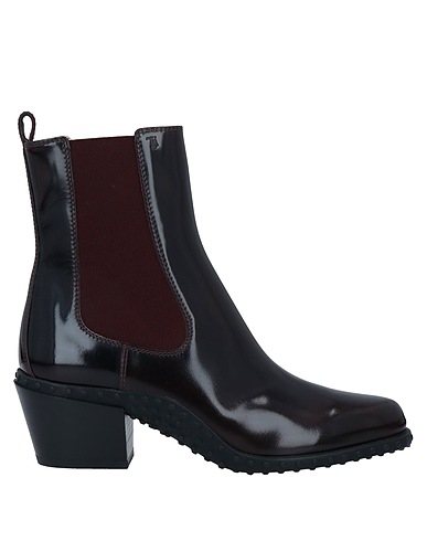 TOD'S Ankle boot Plum Soft Leather