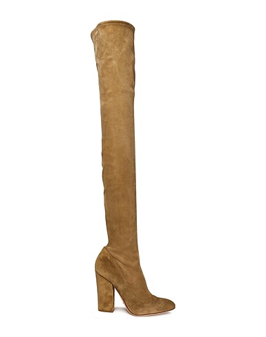 SERGIO ROSSI Boots Beige Soft Leather
