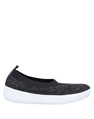 FITFLOP Ballet flats Black Polyester, Nylon