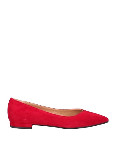 THE SELLER Ballerine Rosso Pelle