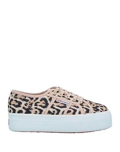 SUPERGA Sneakers Beige Textile fibers