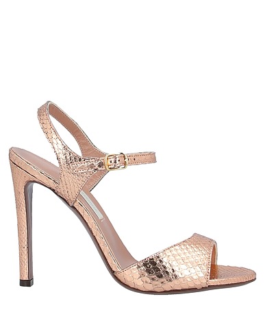 L' AUTRE CHOSE Sandals Copper Soft Leather