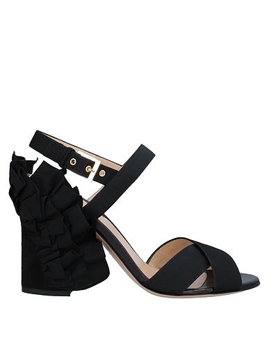 ETRO Sandals Black Textile fibers