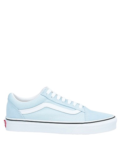 VANS Sneakers Sky blue Soft Leather, Textile fibres