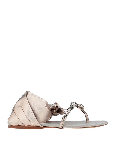 ETRO Flip flops Platinum Leather