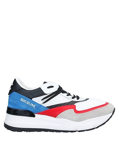 RUCOLINE Sneakers Red Soft Leather, Textile fibres