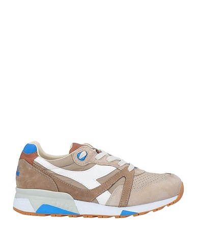 DIADORA HERITAGE Sneakers Taupe Leather, Textile fibres