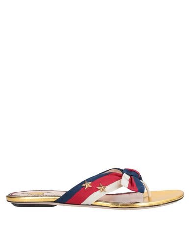 gucci flip flops red