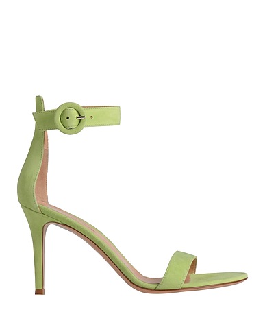 GIANVITO ROSSI Sandals Light green Leather