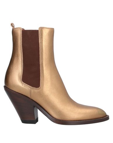 Buttero Ankle Boots In Gold