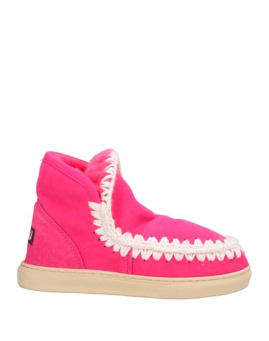MOU Ankle boot Fuchsia Sheepskin, Wool