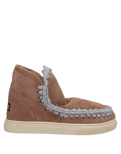 MOU Ankle boot Khaki Sheepskin, Wool
