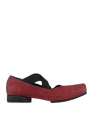 UMA WANG Ballet flats Burgundy Calfskin