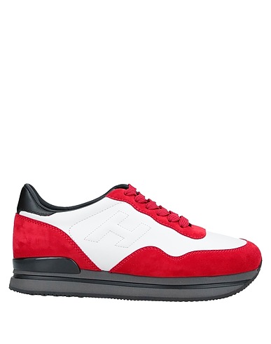HOGAN Sneakers Red Leather