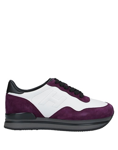 HOGAN Sneakers Purple Leather