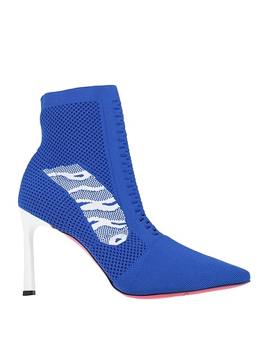 PINKO Ankle boot Blue Textile fibres