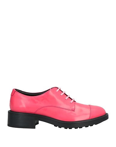 HOGAN Laced shoes Salmon pink Leather