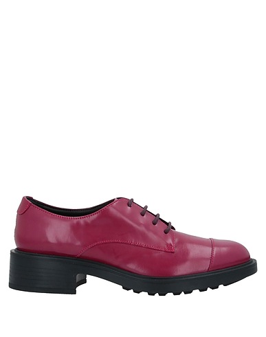 HOGAN Laced shoes Garnet Leather
