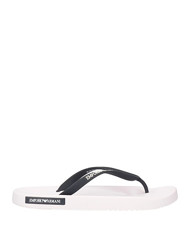 EMPORIO ARMANI Flip flops Midnight blue 100% Rubber