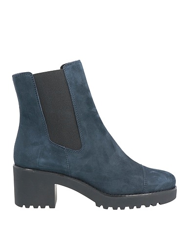 HOGAN Stivaletti Blu notte Pelle, Fibre tessili