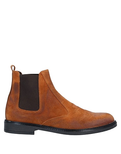 GREY DANIELE ALESSANDRINI Ankle boot Tan Soft Leather