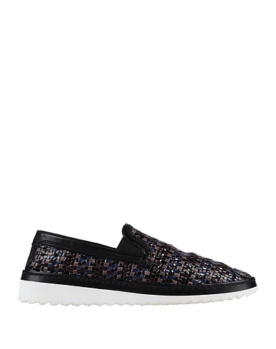 DOLCE&GABBANA Sneakers Μαύρο 90% Δέρμα βουβαλιού, 10% Δέρμα μοσχαριού