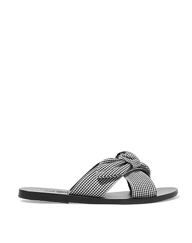ANCIENT GREEK SANDALS Sandals Black Textile fibres
