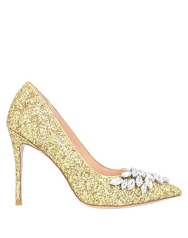 JEFFREY CAMPBELL Court Gold Textile fibres