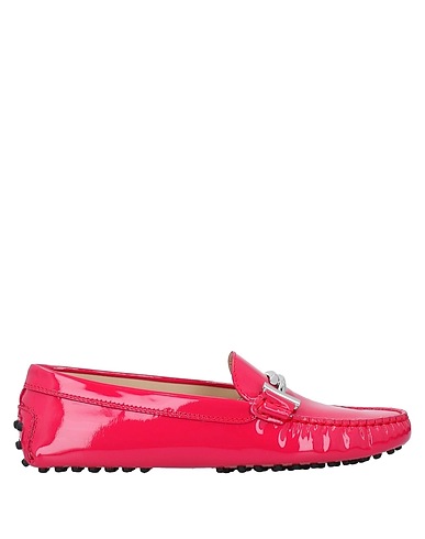 TOD'S Loafers Fuchsia Leather
