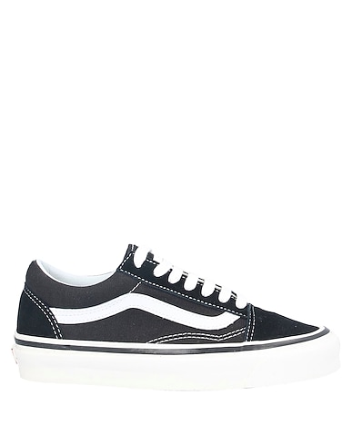VANS Sneakers Schwarz Leder, Gewebefasern