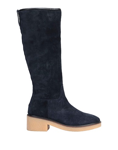 TOMMY HILFIGER Boots Midnight blue Leather