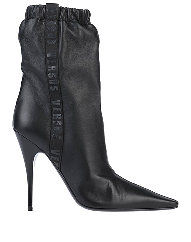 VERSUS VERSACE Ankle boot Black Soft Leather
